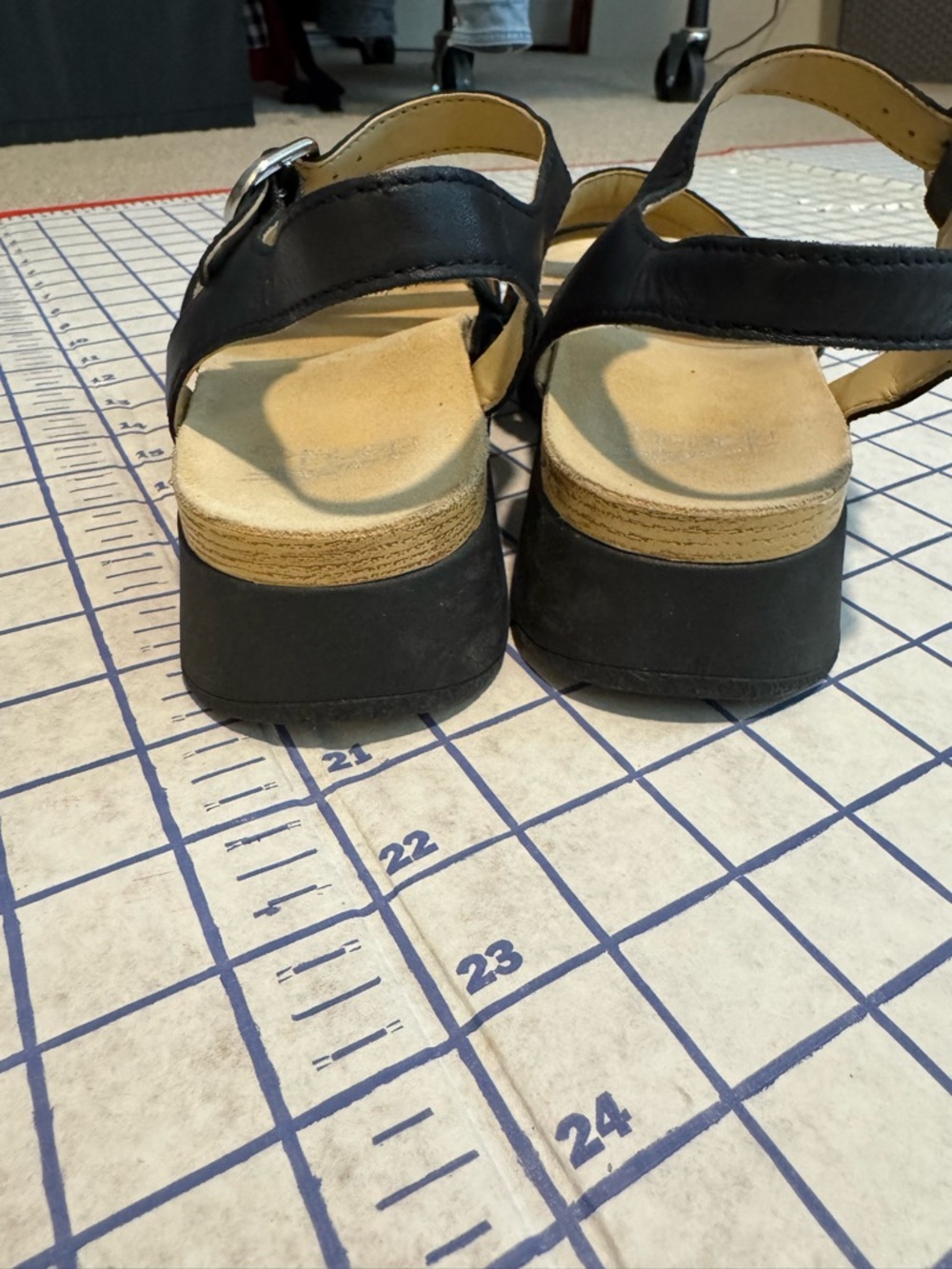 Dansko Black Multi-Strap Buckle Sandals - Picture 5 of 6